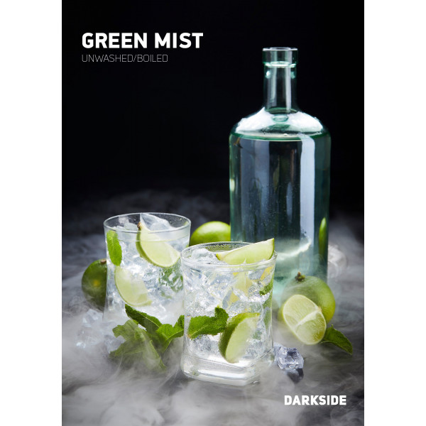 ТАБАК ДЛЯ КАЛЬЯНА DARK SIDE GREEN MIST SOFT (ДАРКСАЙД ГРИН МИСТ) 100Г