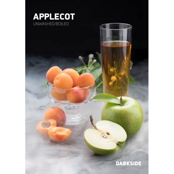 ТАБАК ДЛЯ КАЛЬЯНА DARK SIDE APPLECOT SOFT (ДАРКСАЙД ЗЕЛЁНОЕ ЯБЛОКО) 100Г