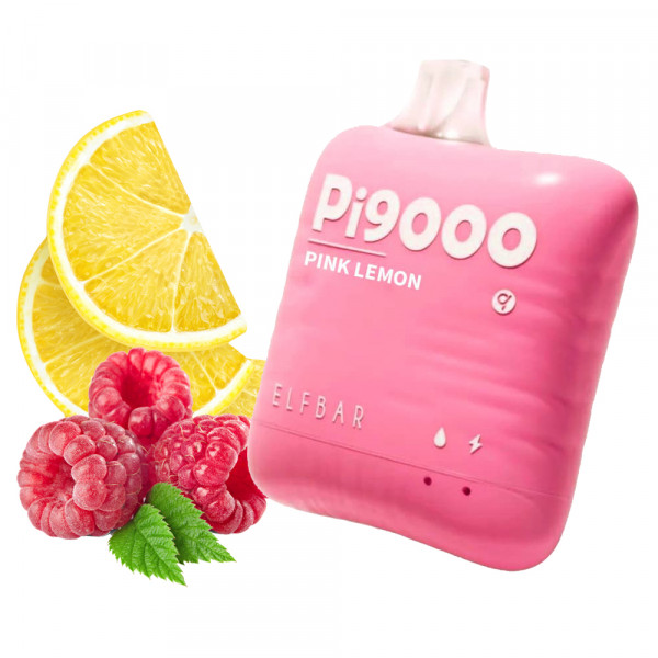 Купить Одноразовая Вейп ELFBAR PI 9000 PINK LEMON-Малиновый Лимонад