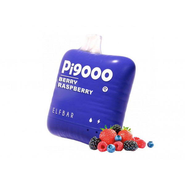 Купить Одноразовая Вейп ELFBAR PI 9000 BERRY RASPBERRY-Ягоды Малина