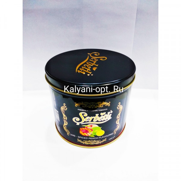 ТАБАК ДЛЯ КАЛЬЯНА SERBETLI LIME SPICED PEACH (ЩЕРБЕТЛИ ЛАЙМ И ПЕРСИК СО СПЕЦИЯМИ) 1 Кг